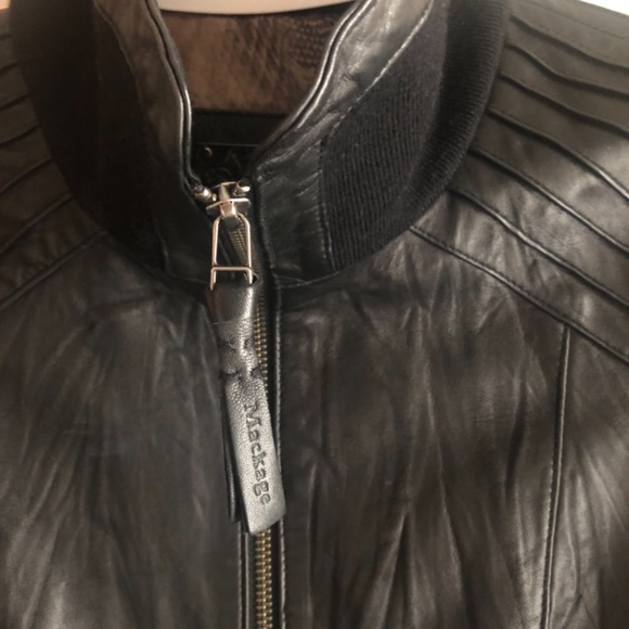 Mackage leather jacket - Picture 2 of 9